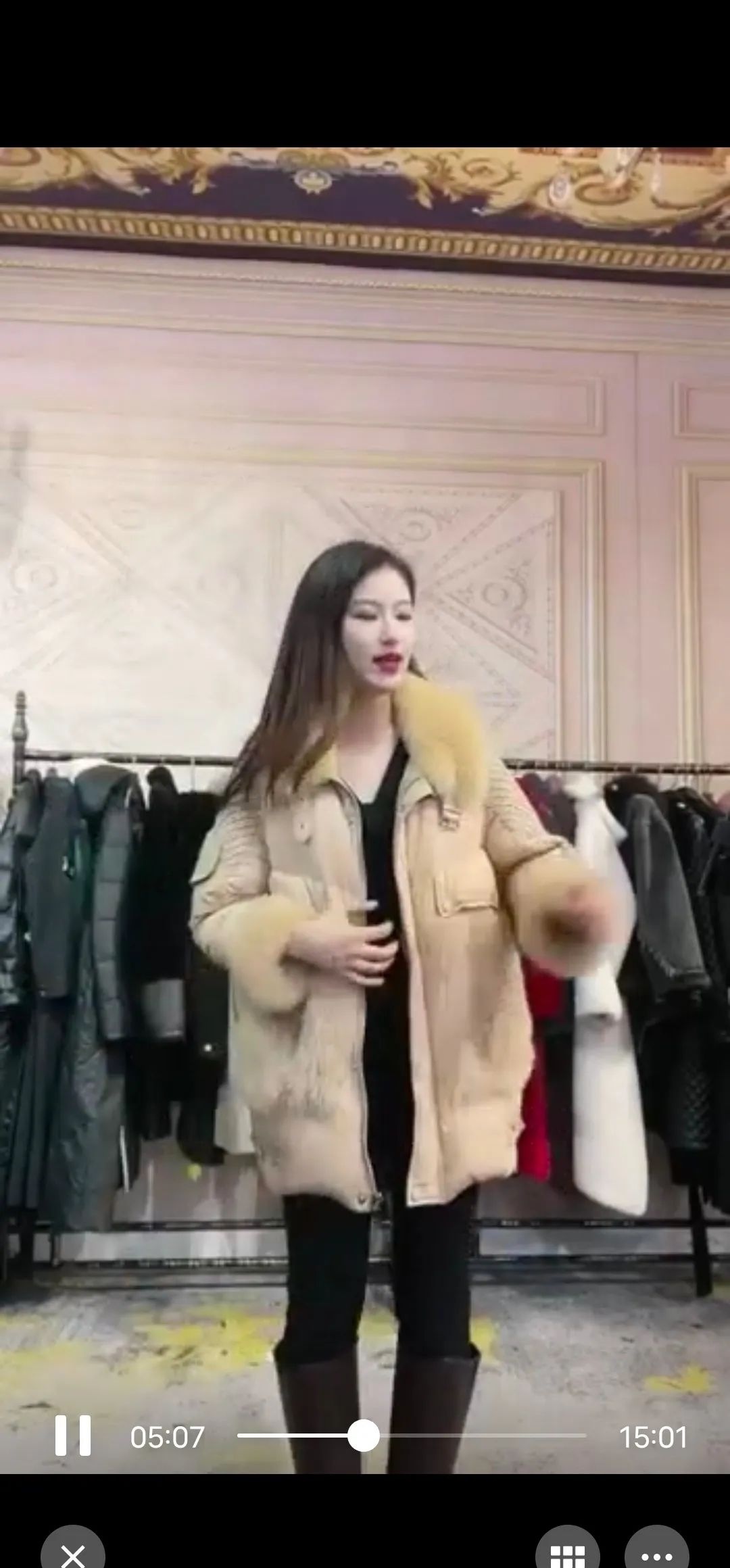 海宁女皮草反季直播话术03